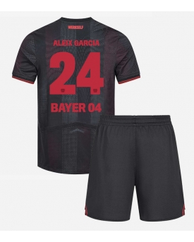 Billige Fotballdrakt Bayer Leverkusen Aleix Garcia #24 Replika Hjemmedraktsett Barn 2025-26 Kortermet (med bukser)
